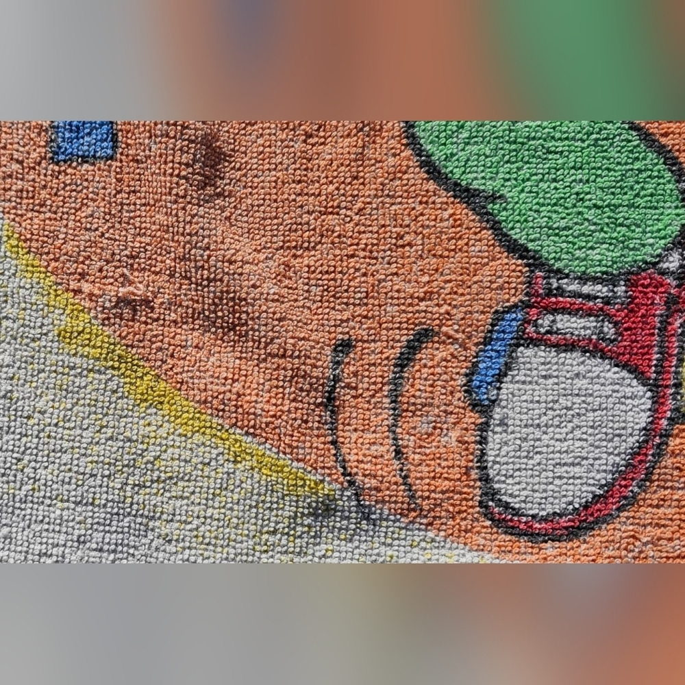Bert and Ernie - Vintage Seseme Street Beach Towel Y2K​ - Picture 5 of 9